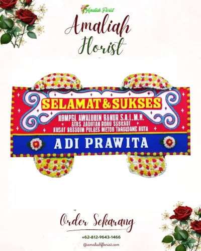 Karangan Bunga Ucapan Selamat di Sihare'o Ii Tabaloho